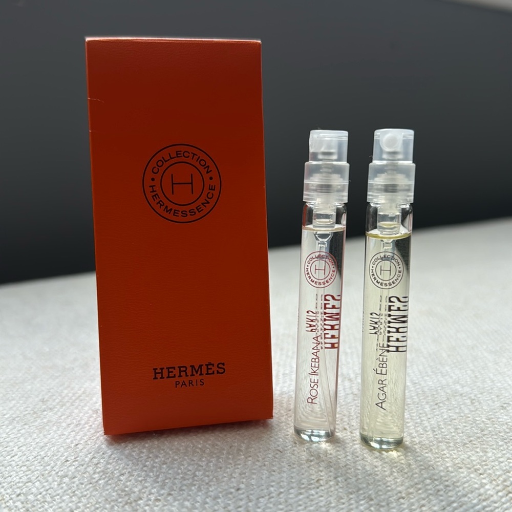 Hermes Parfums Hermessence Rose Ikebana / Hermessence Agar Ebene Set